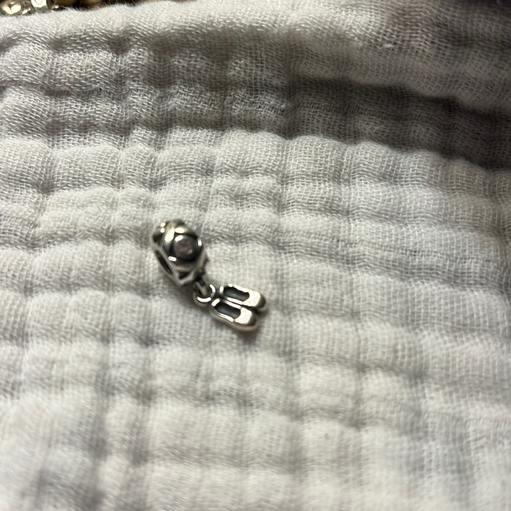 Pandora ballet slipper dangle charm